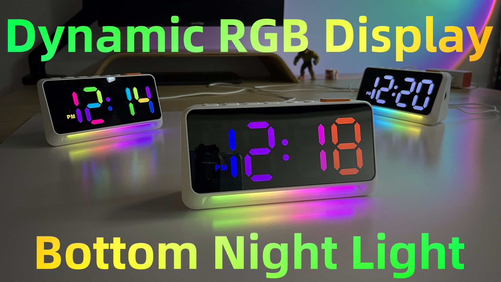 Amazon.com: LED Digital Clock for Bedroom, Super Loud Alarm