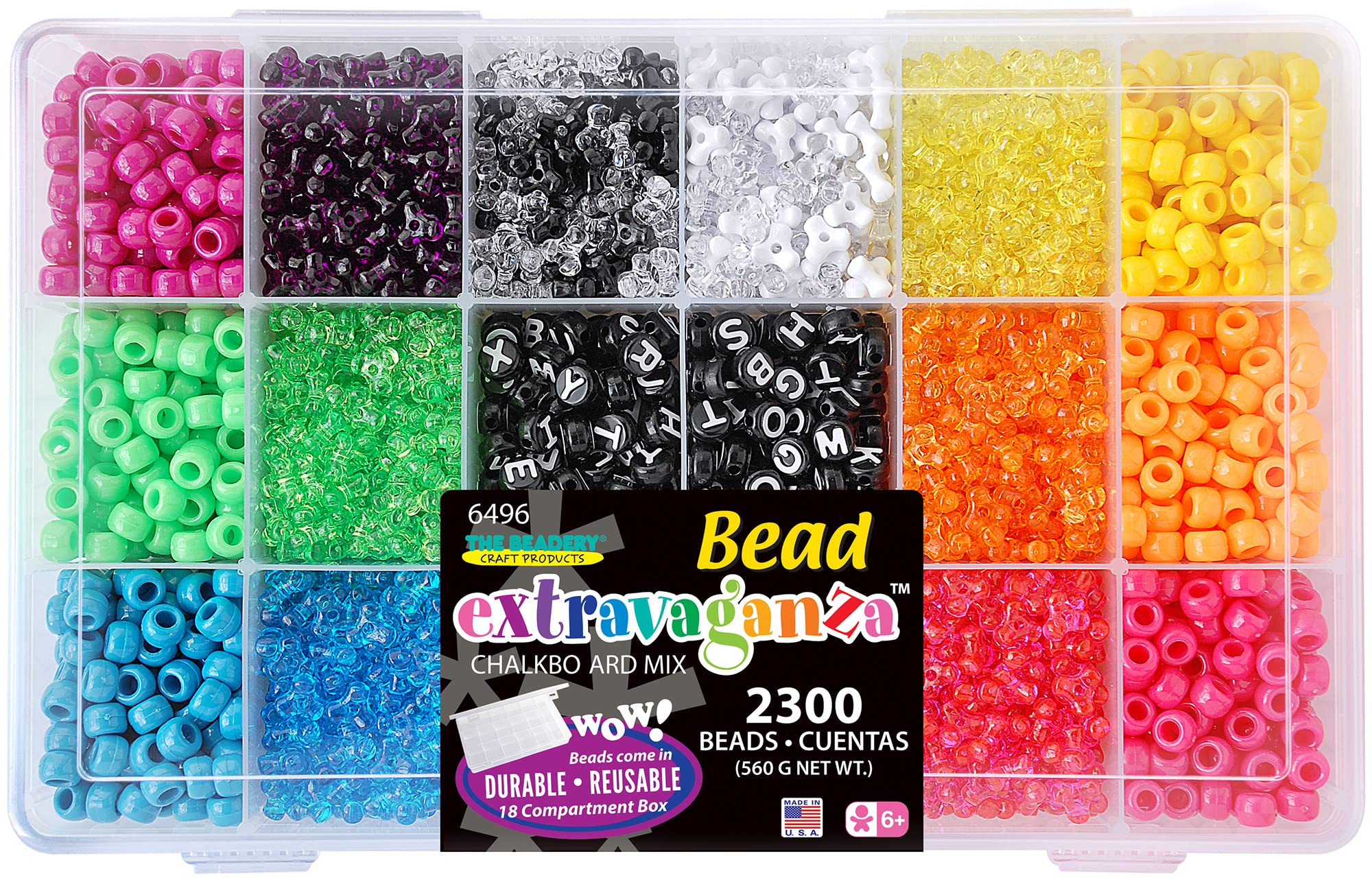 Bead Extravaganza Box Chalkboard Mix