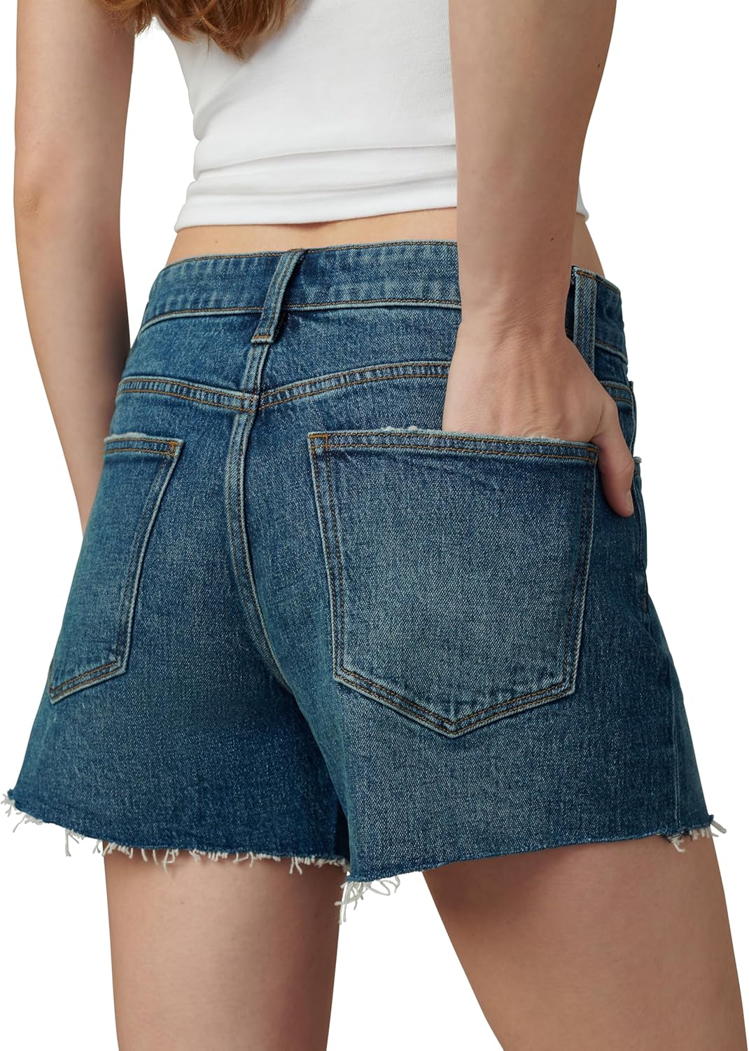 Joe's Womens The Jessie Relaxed Short W Fray Hem - Image 5