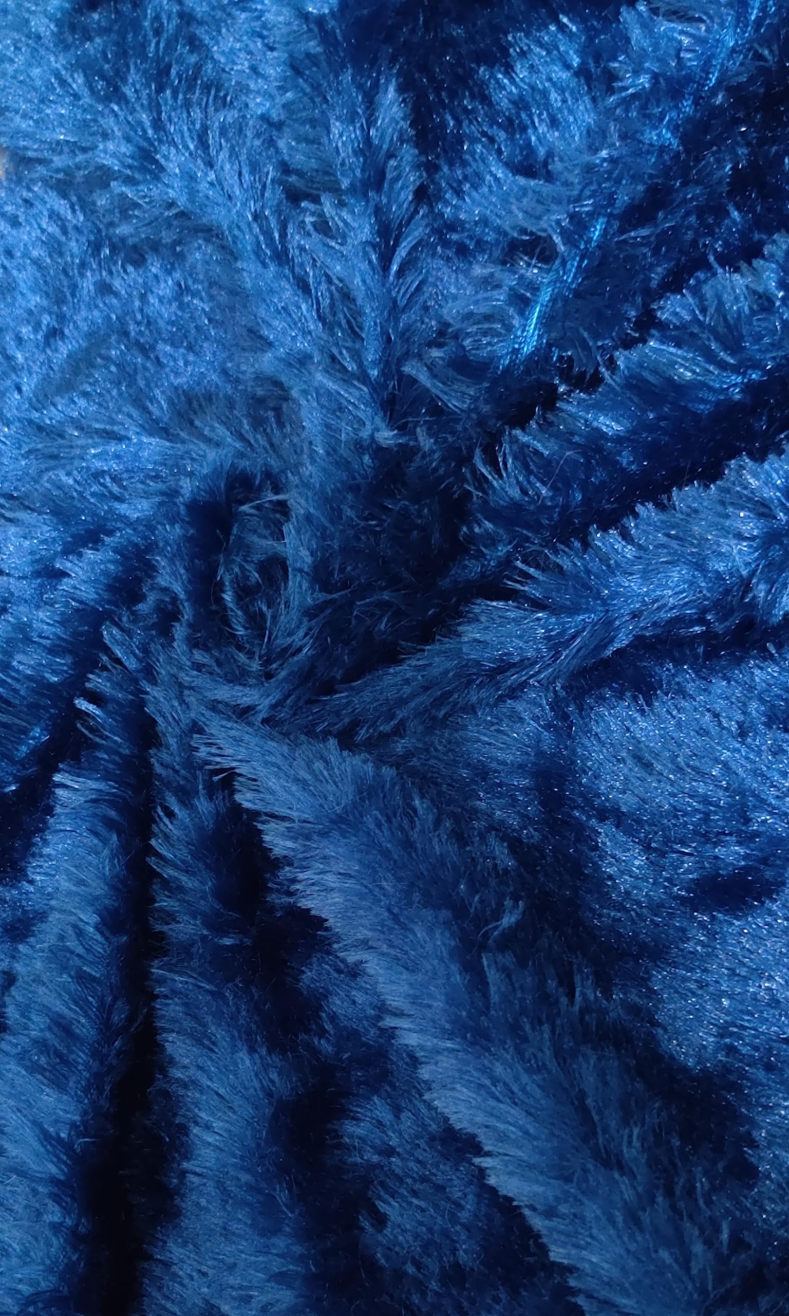 Yo Comfort Fur Fabric Unstitched Super Soft Cloth for Baby Photoshoot, Soft Toys Making, Art and Craft, Dress Material, Decoration etc. (L30xB30 Inches) (30 x 30 Inches, Navy Blue), Solid-image-49