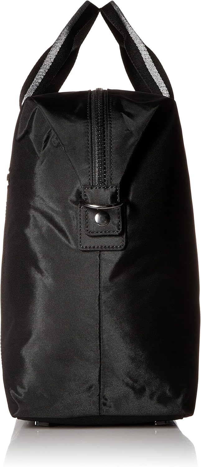 2(X) ist Men's Nylon Weekender Bag, Black Solid, One Size