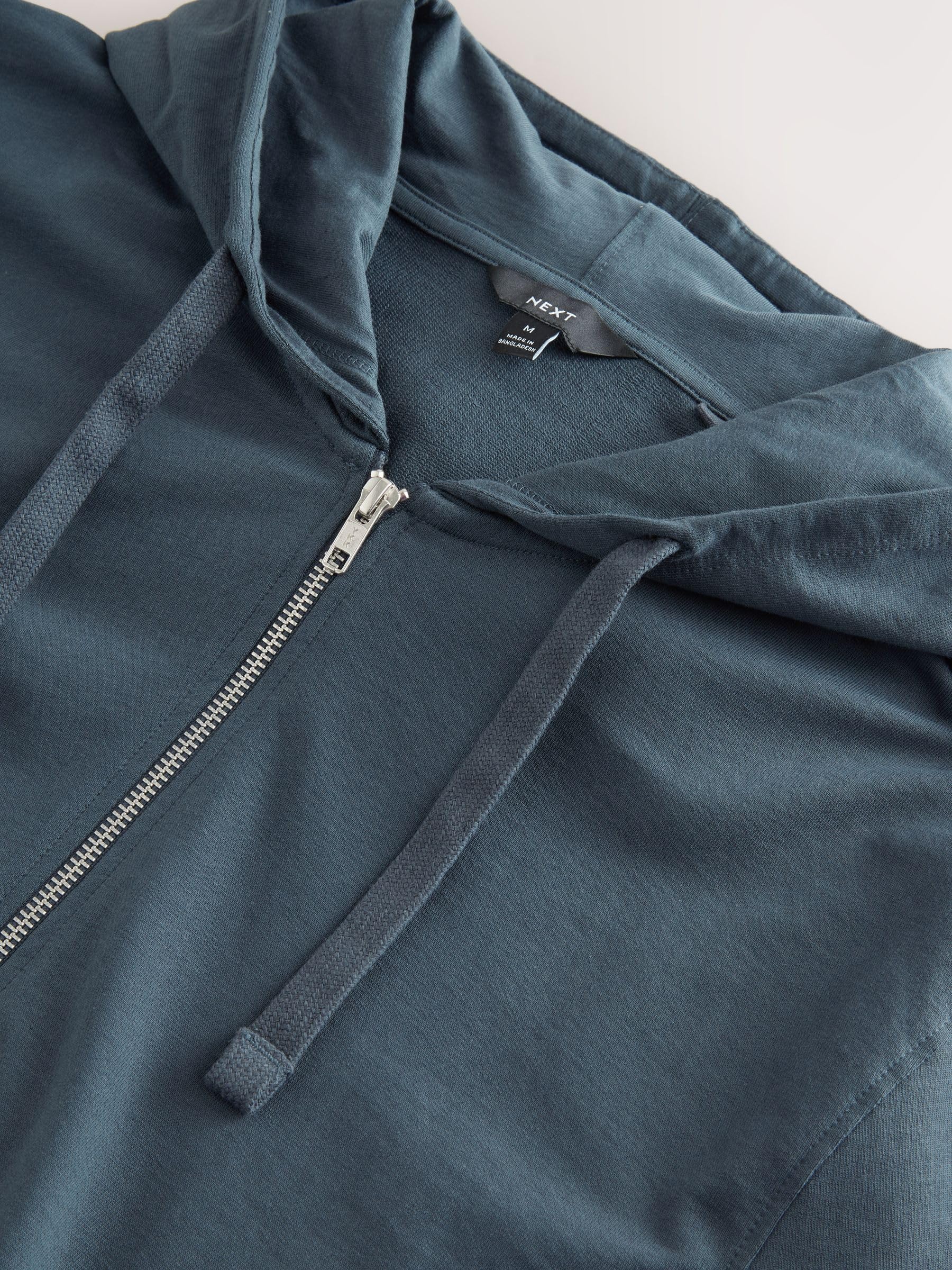 NEXT Homme Sweat à Capuche léger zippé 100% Coton