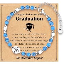 2026 Graduation Gifts for Her, Compass Bracelet for Girls Women, Inspirational High School College Class of 2026 Graduation Gifts