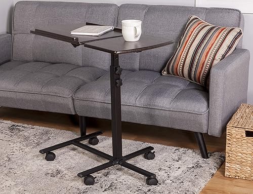 Miniatura 8 de Escritorio para computadora portátil con altura y ángulo ajustables, de OneSpace, Acero, Cereza