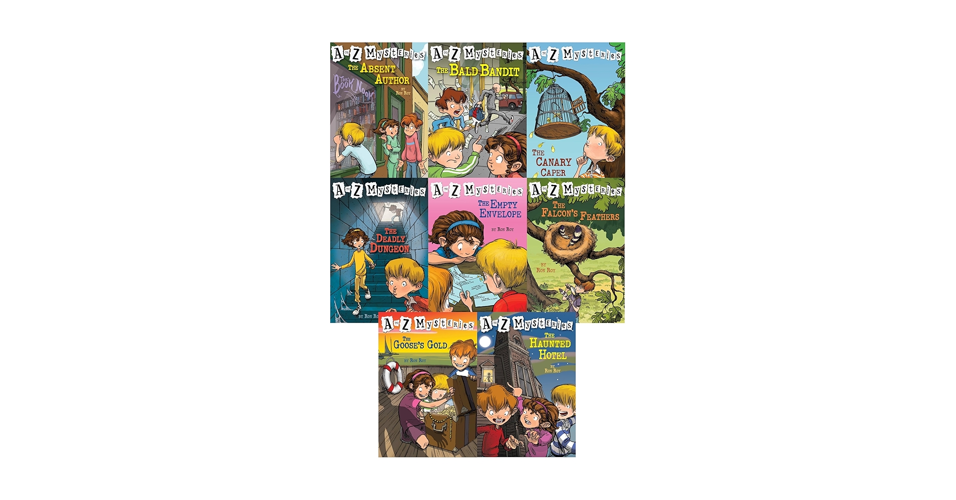 A to Z Mysteries Boxed Set, Books A to H: The Absent Author