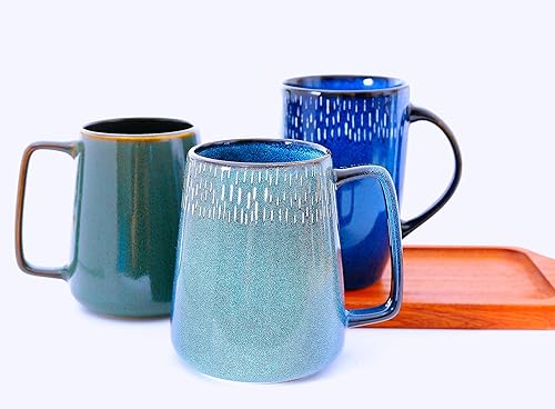 Miniatura 4 de Taza de café de cerámica de 24 onzas, taza grande de café con leche, taza de té para cacao, capuchino, latte, cereales, apta para lavavajillas,