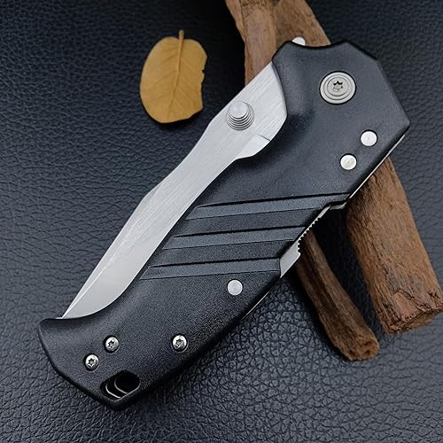 Miniatura 8 de Engage ATLAS Lock - Cuchillo plegable de 3.5 pulgadas, hoja de punta de clip de dos tonos, mango negro G10, cuchillos de bolsillo afilados para