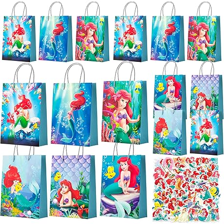 Sparkling Little Mermaid Party Bags: A Dreamy Treat for Mermaid Enthusiasts