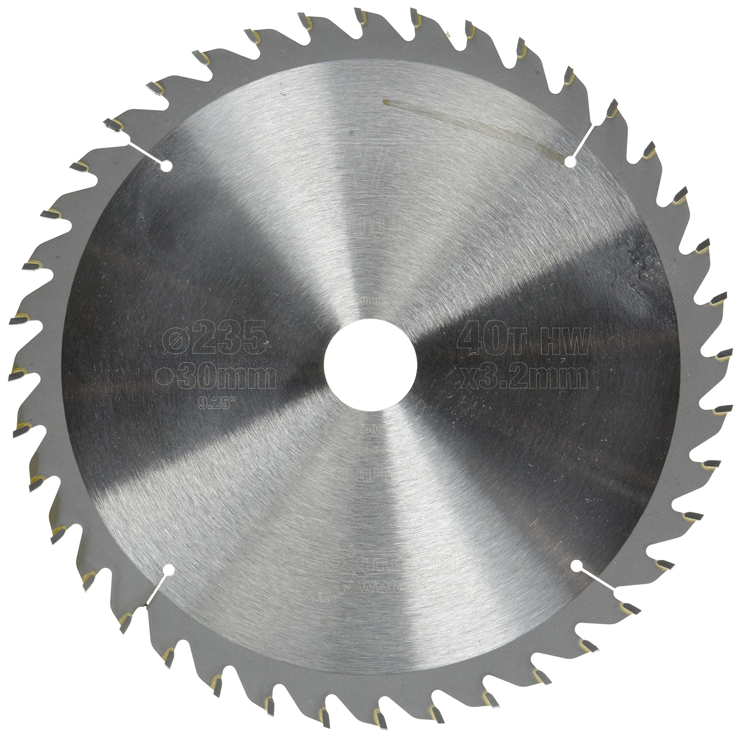 DeWalt DT4067-QZ - Hoja para sierra circular portátil, 235 x 30 mm, 40D ATB +10º