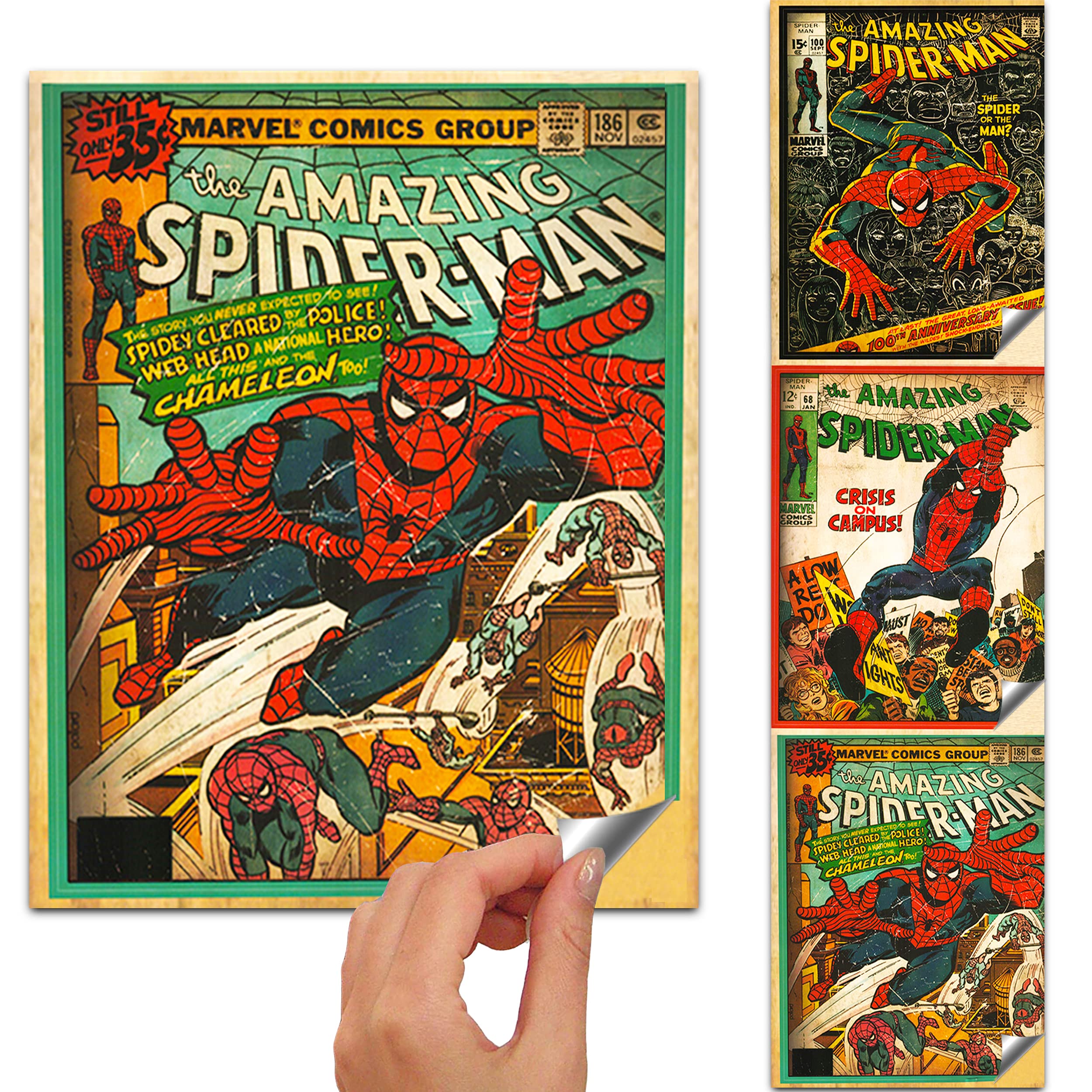 Marvel Avengers Superhero Posters Avengers Room Decor 3 Pack Premium