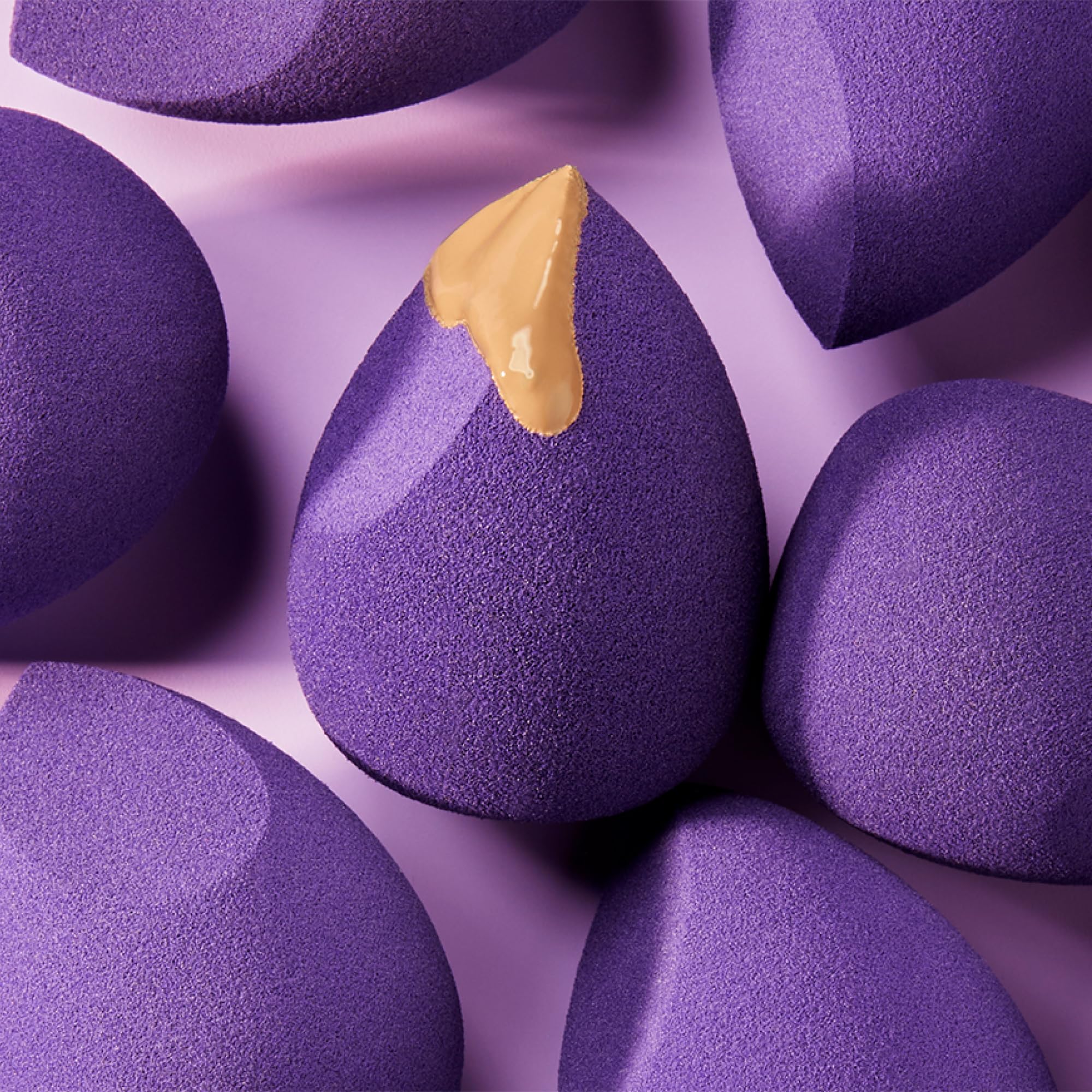 Keys Soulcare Natural Beauty Makeup Blending Sponge, Gentle + Angled for Precise Application, Blends Creams, Liquids & Powders, Vegan, Cruelty Free