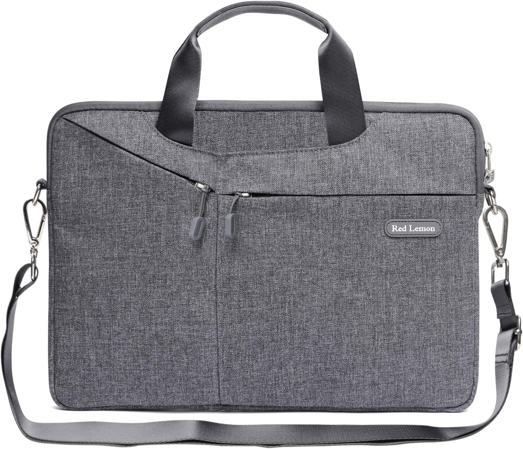 Nylon Hybrid Business 15.6 Inch Shock & Waterproof Unisex Laptop Bag - (Grey, 15.6")