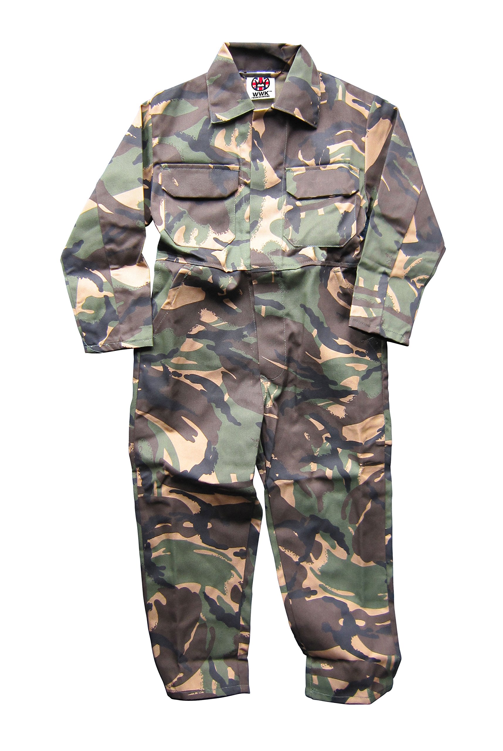 Wwk / Workwear King Camouflage Wwk Kids Boilersuits - 22”