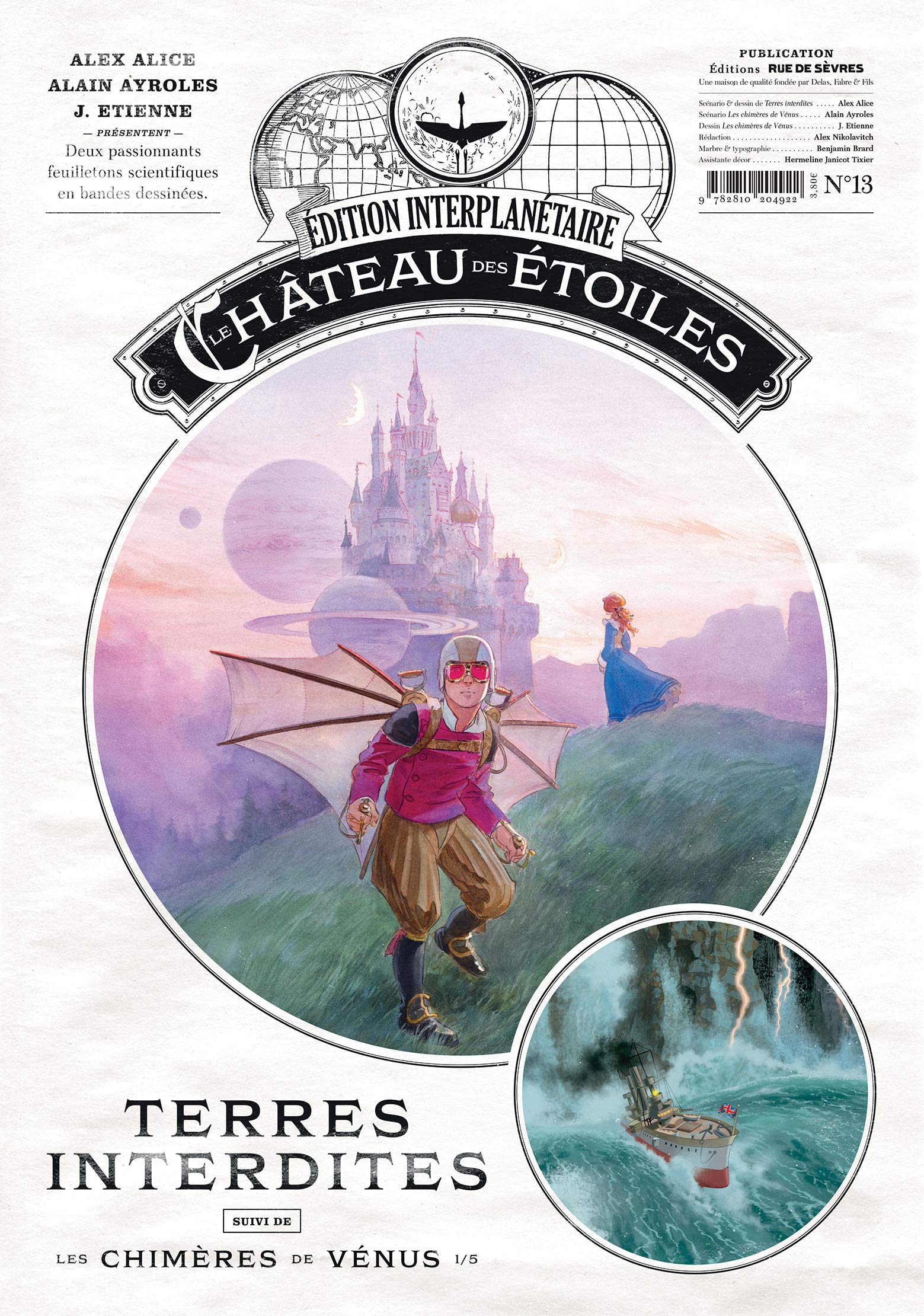 Château des étoiles - gazette n° 13: Le château des étoiles (T5) et Les Chimères de Vénus