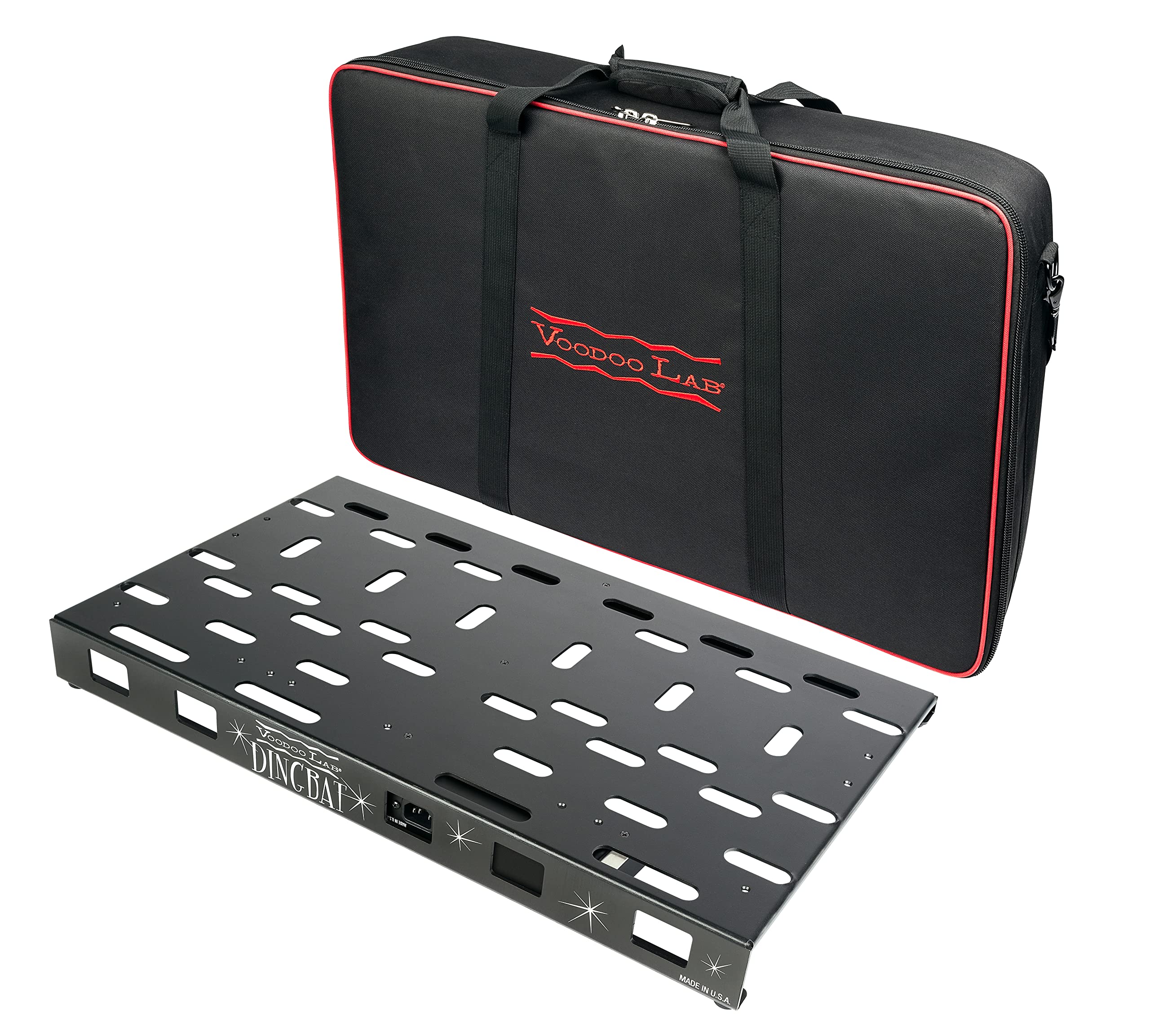 Voodoo Lab DBL-P3P Dingbat Pedalboard Large + Pedal Power 3 Plus + Bag