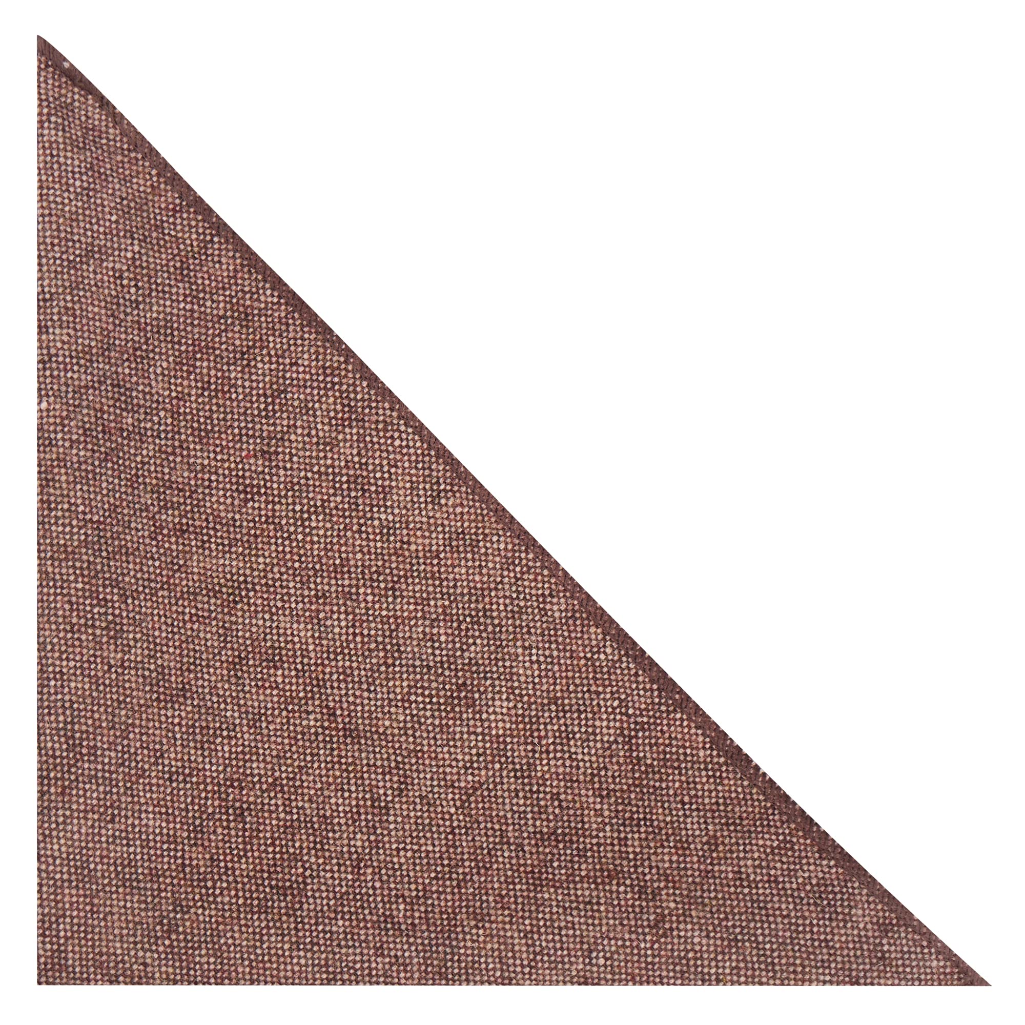 King & Priory Highland Weave Burgundy Pocket Square, Handkerchief