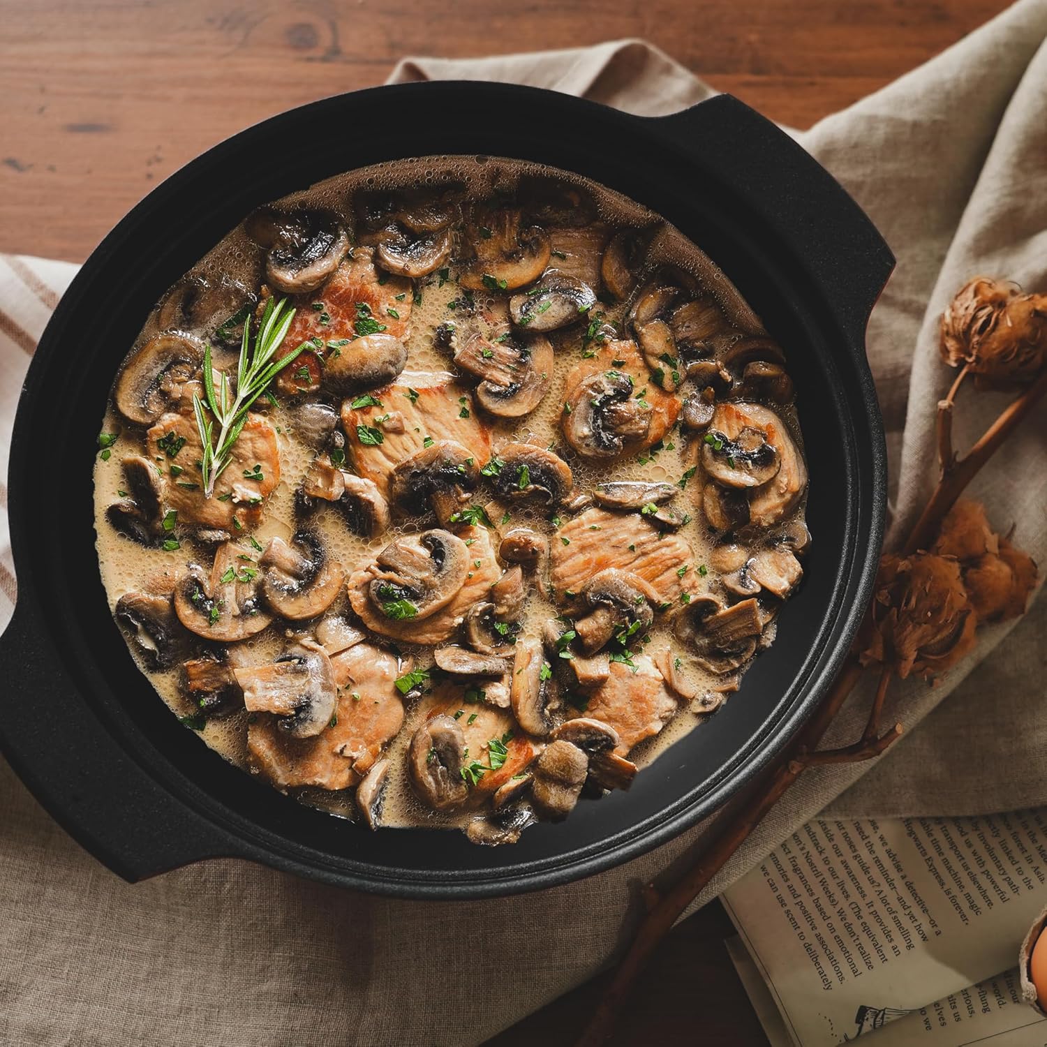 パール金属 鍋 卓上鍋 16cm ガラス蓋付 IH対応 ふっ素加工 1~2人用 旨味 HB-6962