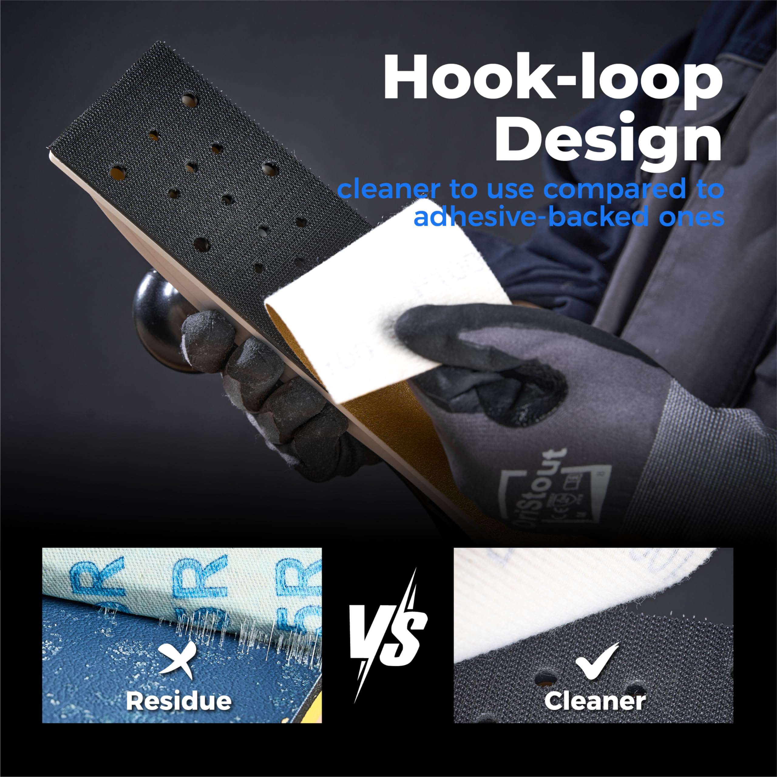 Toolant 180 Grit Sandpaper Roll - Longboard Hook & Loop -3 Toolant 180 Grit Sandpaper Roll - Longboard Hook & Loop -3