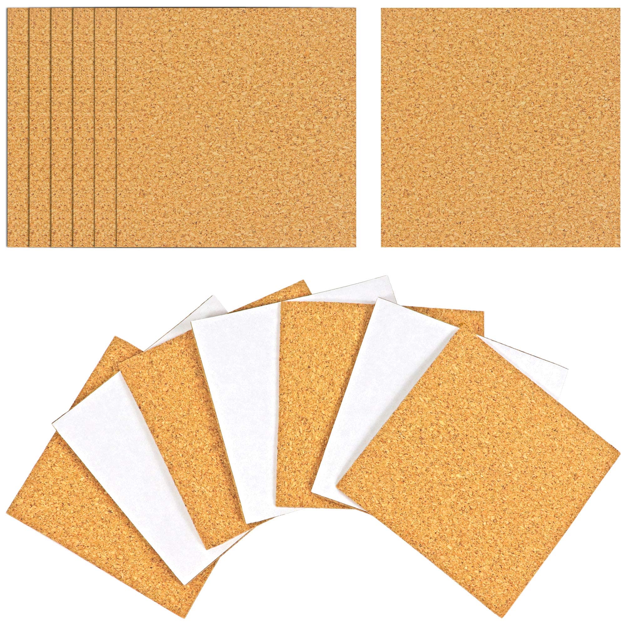 Polaris Fox A4 Size Strong Self Adhesive Cork Sheet of Thickness 1mm | Pack of 8 | A4 size 21x30cm | Thickness 1mm | Self Adhesive-image-40