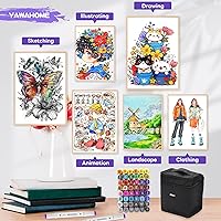 Vista 5 de Juego de marcadores de alcohol de 48 colores: marcador artístico de doble punta para libros de colorear para adultos, marcadores profesionales