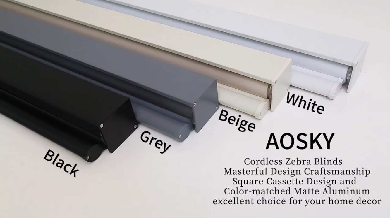 Amazon.com: AOSKY Cordless Zebra Blinds for Windows Pull Down