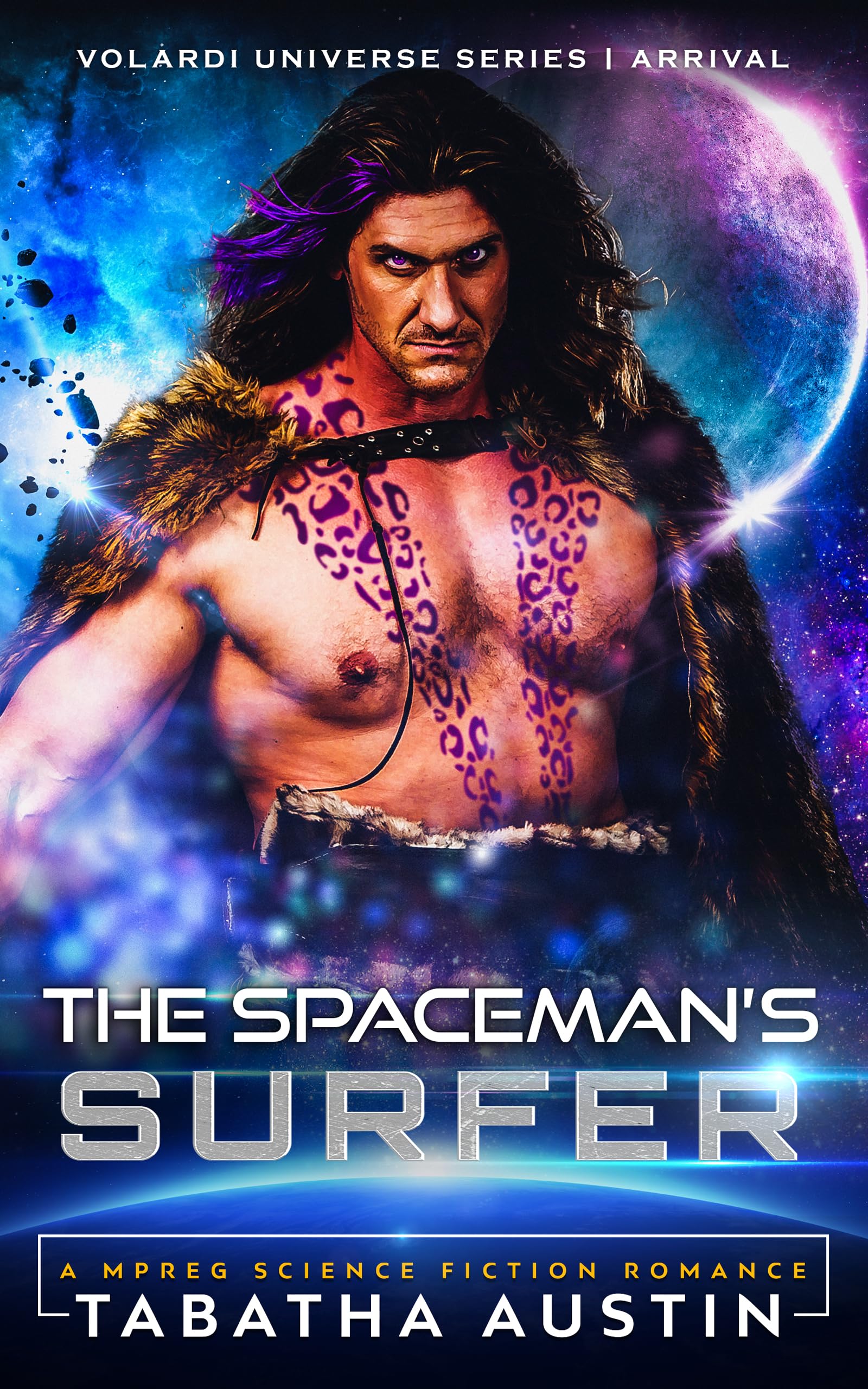The Spaceman's Surfer: A Mpreg Science Fiction Romance (Volardi Arrival Book 2)