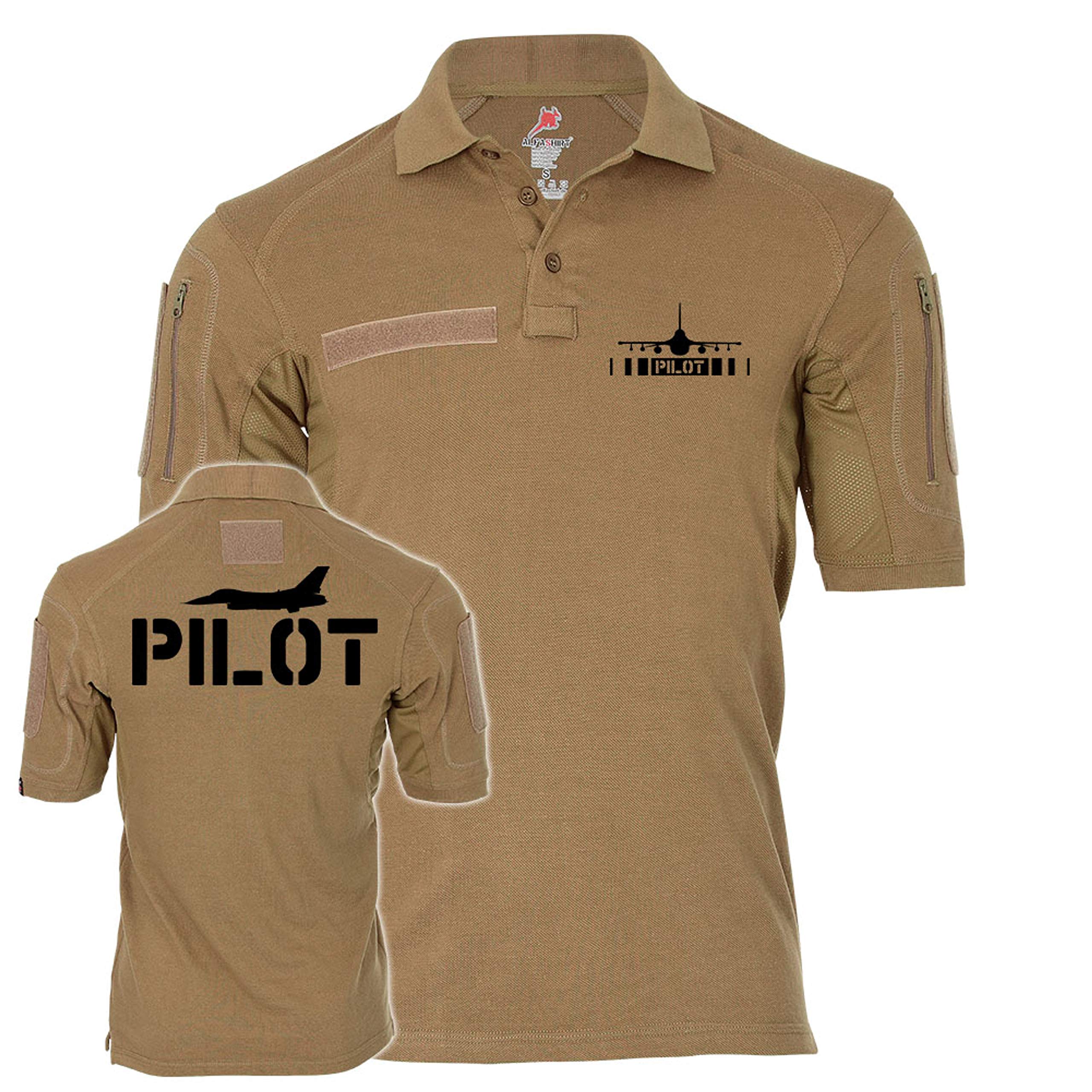 Copytec 24904 Tactical Polo F Sixteen Pilot Avion Fighting Multi-usages