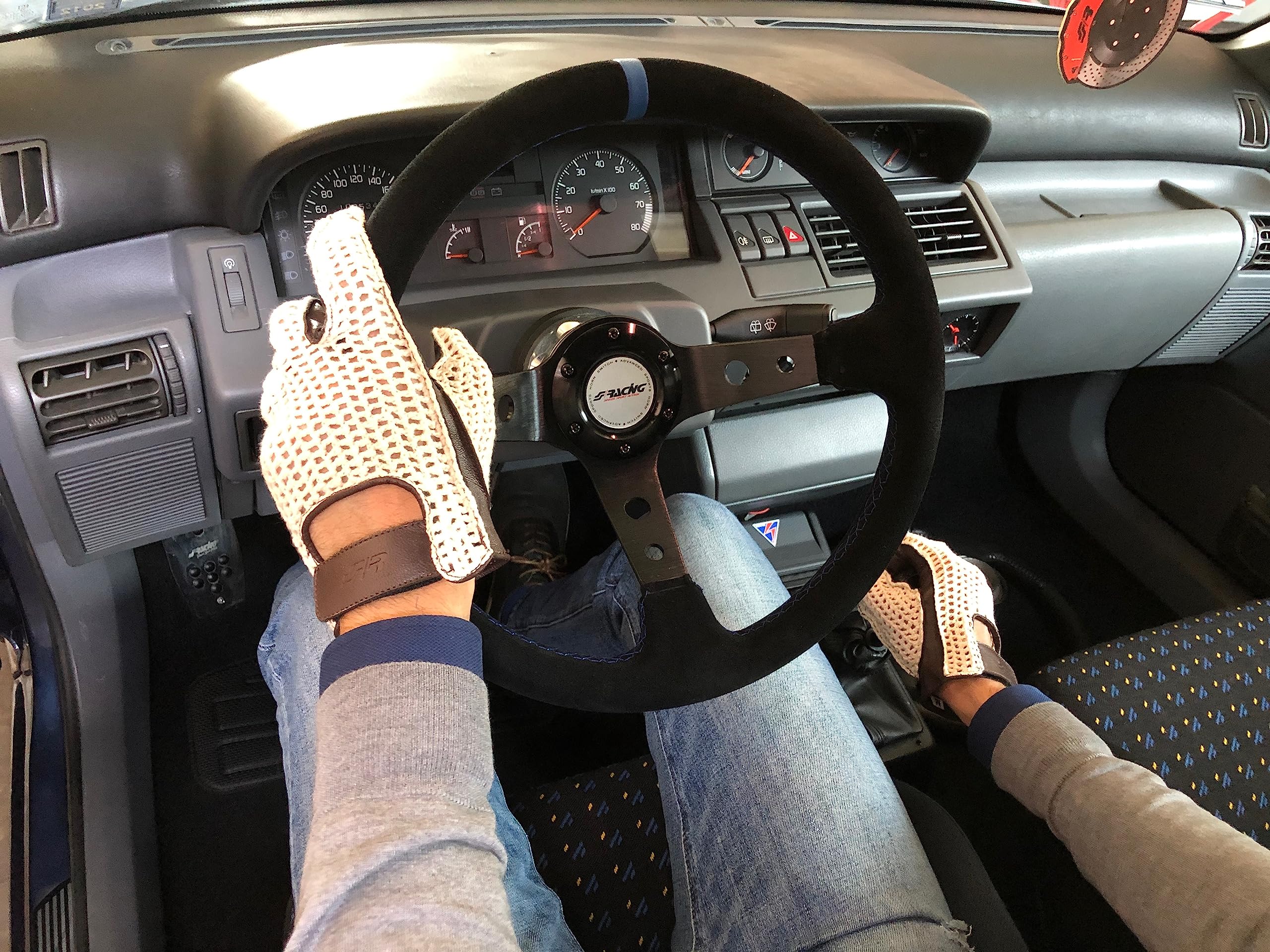 Simoni Racing SKDOWN Volante de Gamuza