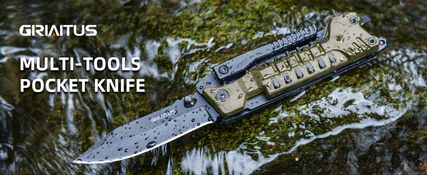 未使用コッツ製/ミリタリーセット7セット+オマケ Multitool Knife, 17 in 1 Pocket Knife with Screwdriver, Fire