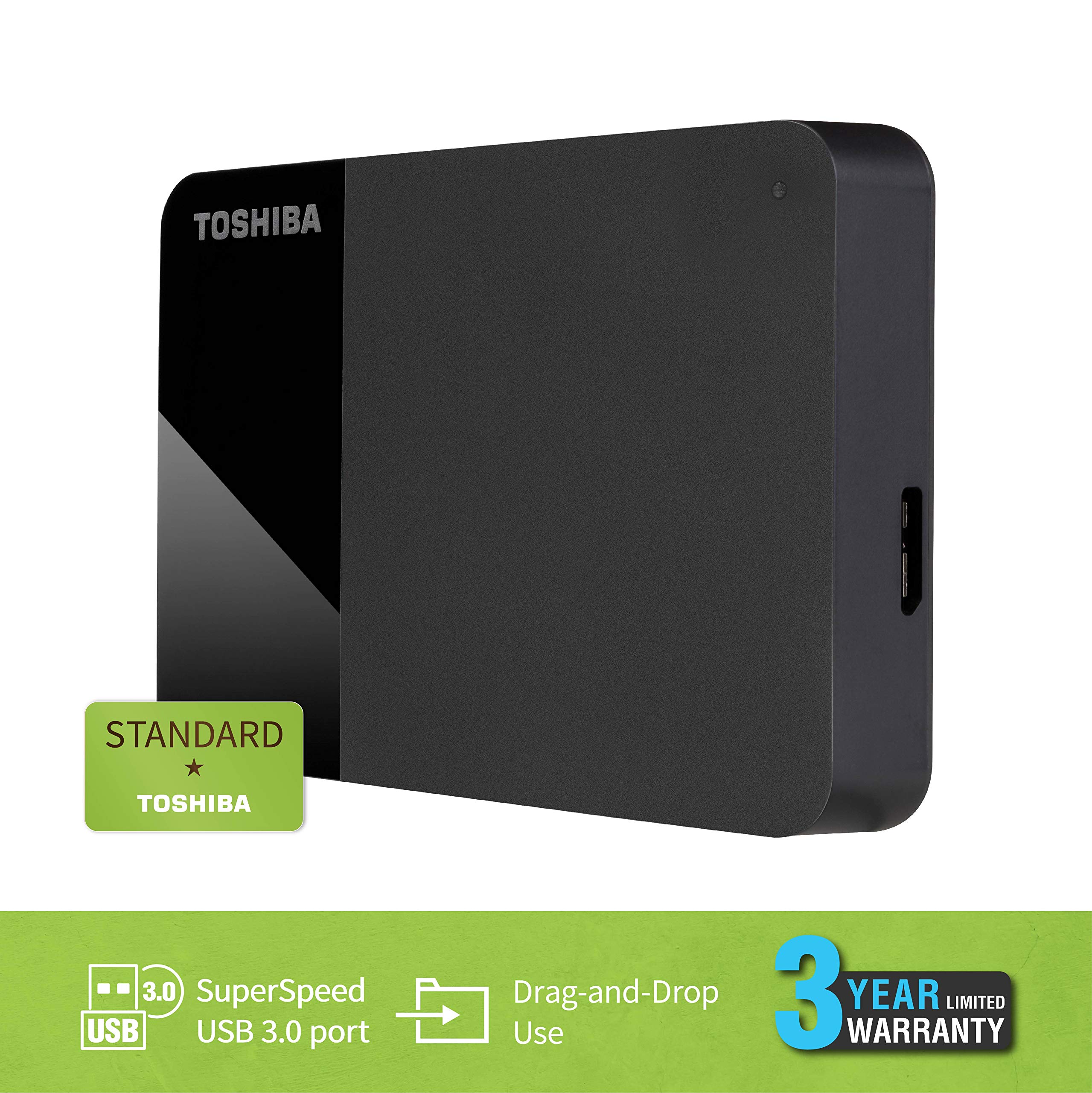 TOSHIBA Canvio Ready 4TB Portable External HDD - USB3.0 for PC