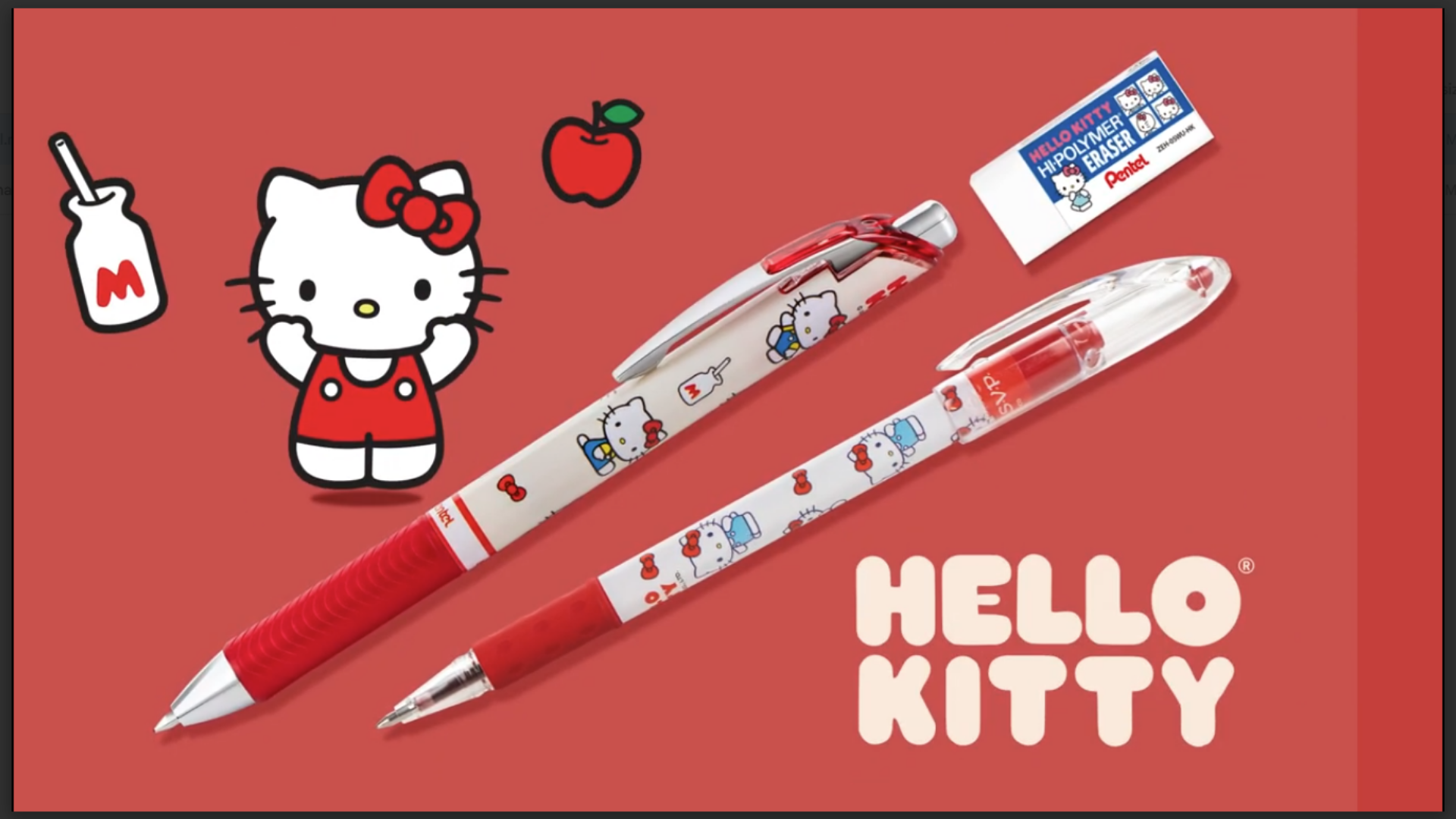 Amazon.com : Pentel RSVP Ballpoint Pen, Hello Kitty® and Friends