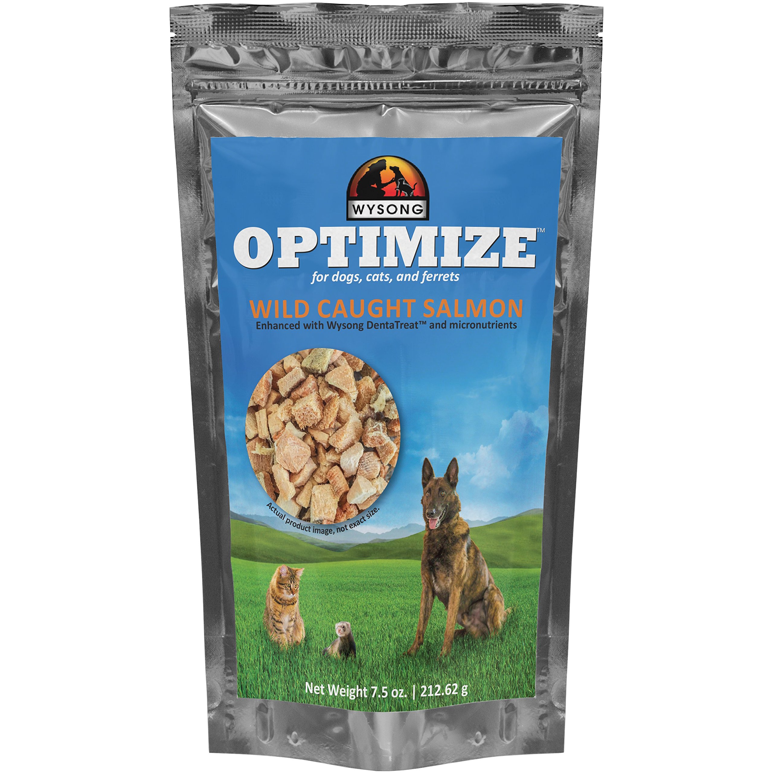 Optimize Wild Caught Salmon For Dogs, Cats & Ferret,7.5 Ounce (Pack of 1)