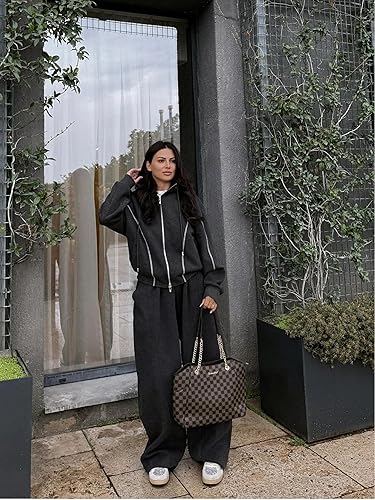 Vista 94 de Montana West Bolso de mano para mujer con asa superior con cadena Gris/Negro,M Café,M Deep Rose Rojo,verde, (M Green),Beige,Monograma