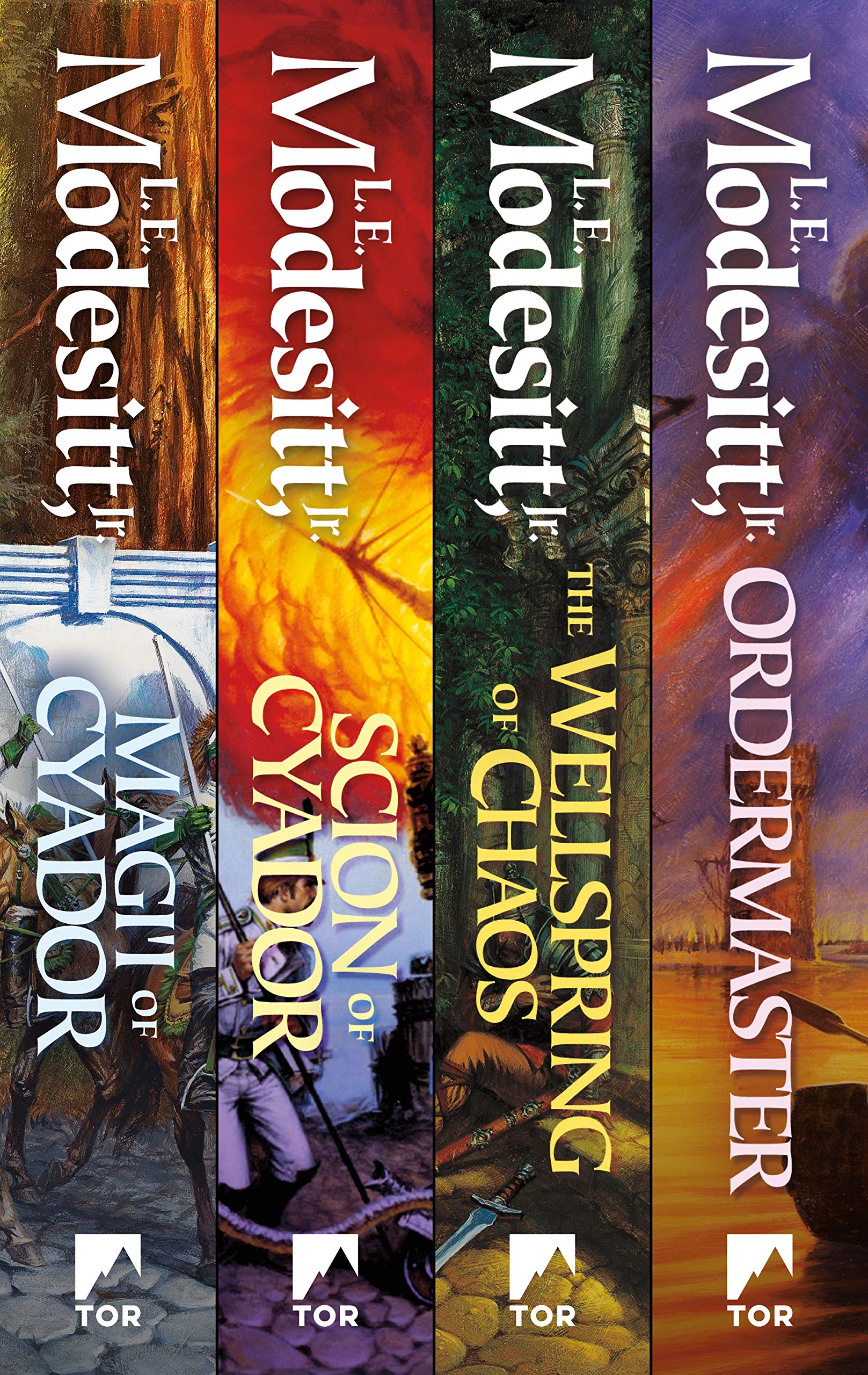 Saga of Recluce: Books 10-13: Magi’i of Cyador, Scion of Cyador, The Wellspring of Chaos, Ordermaster