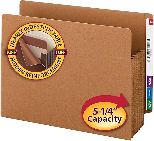 Miniatura 6 de Smead 73790 - Archivador Exp de 5 14 pulgadas, bolsillos rectos, letras redrope 10caja