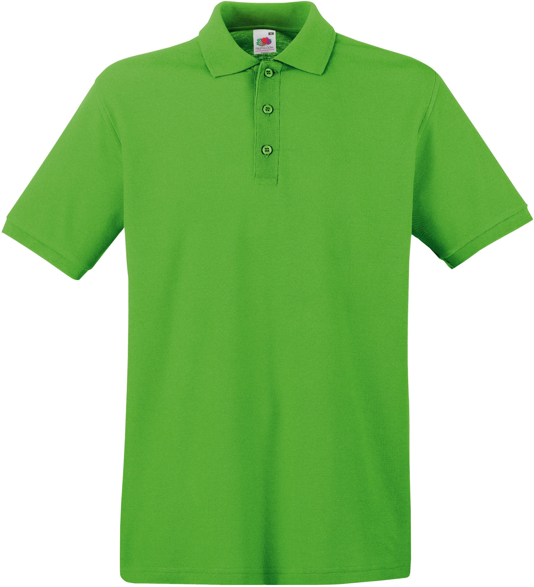 Fruit of the Loom Men's Polo Shirt - Green - XXX-Large