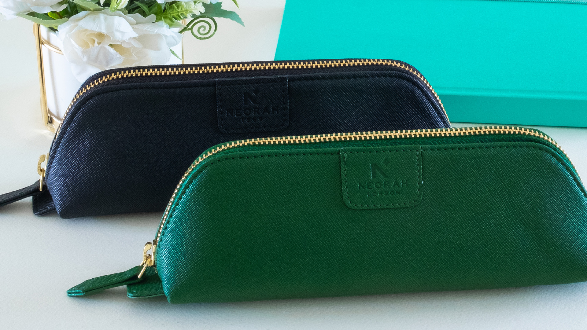 NEORAH-Pen Holder With Elastic Band|Handmade Vegan Leather Pen