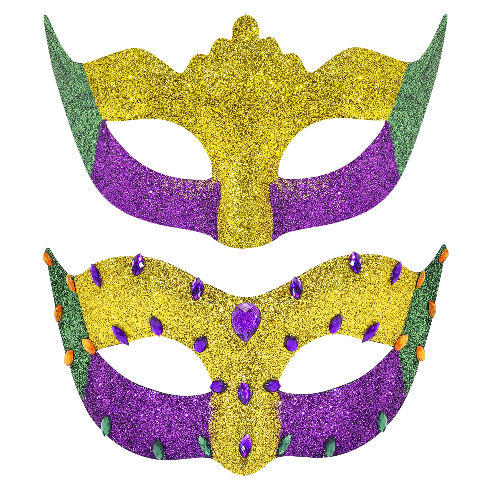 SIQUK 2 Stück Venezianischen Maske Paar Karneval Masquerade Maske Maskerade Masken Venezianischen Masken für Damen Herren Halloween Party Kostüm