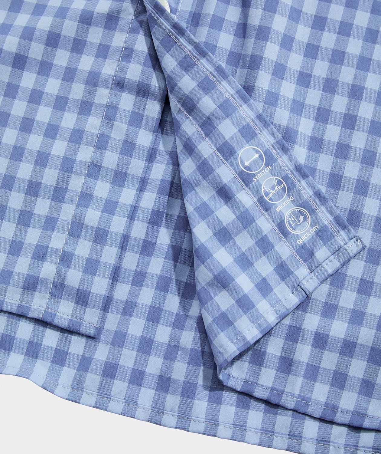 Vineyard Vines Mens Topsail Gingham Featherweight Performance Shirt - Image 5