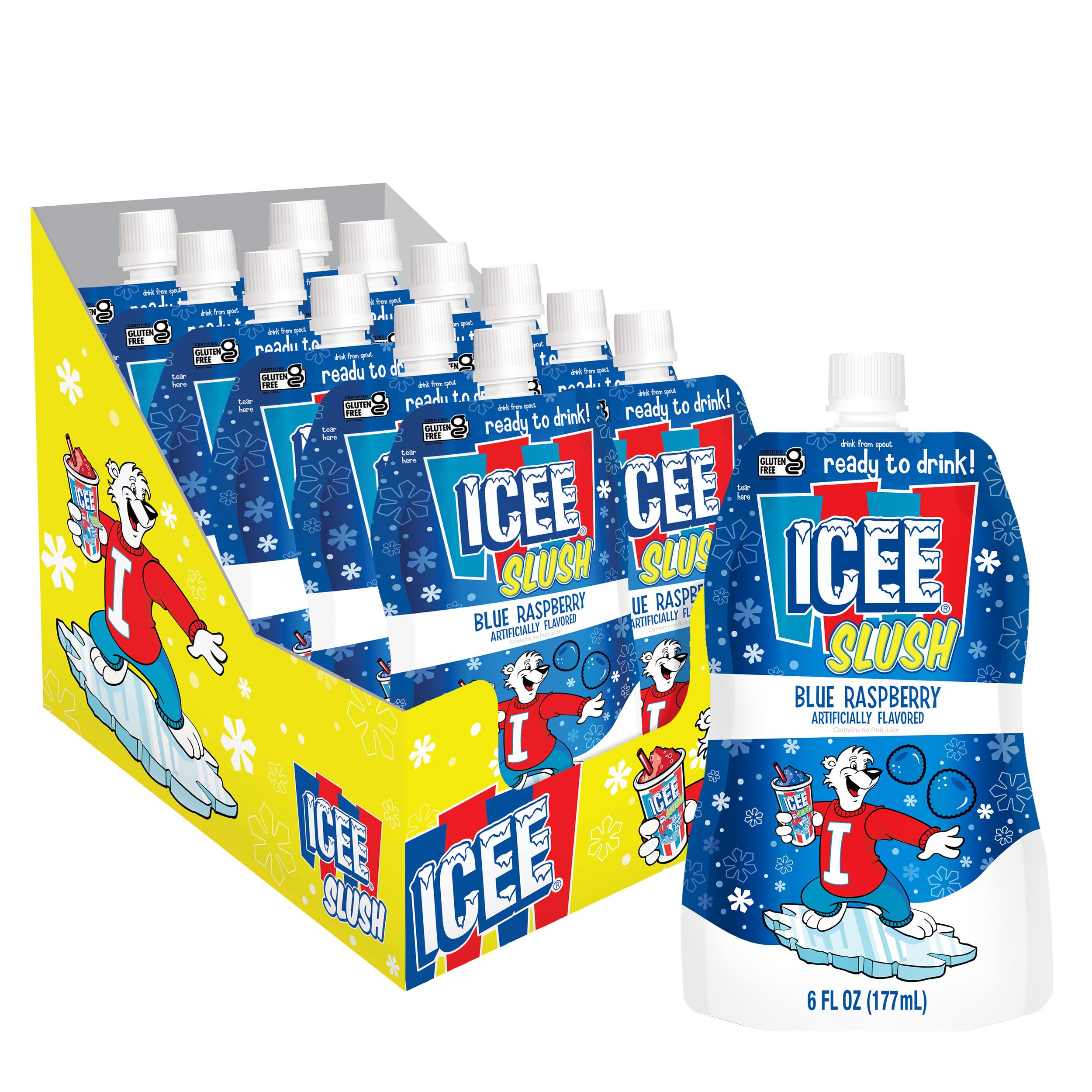 Icee Slush Frozen Fruit Drink Pouches