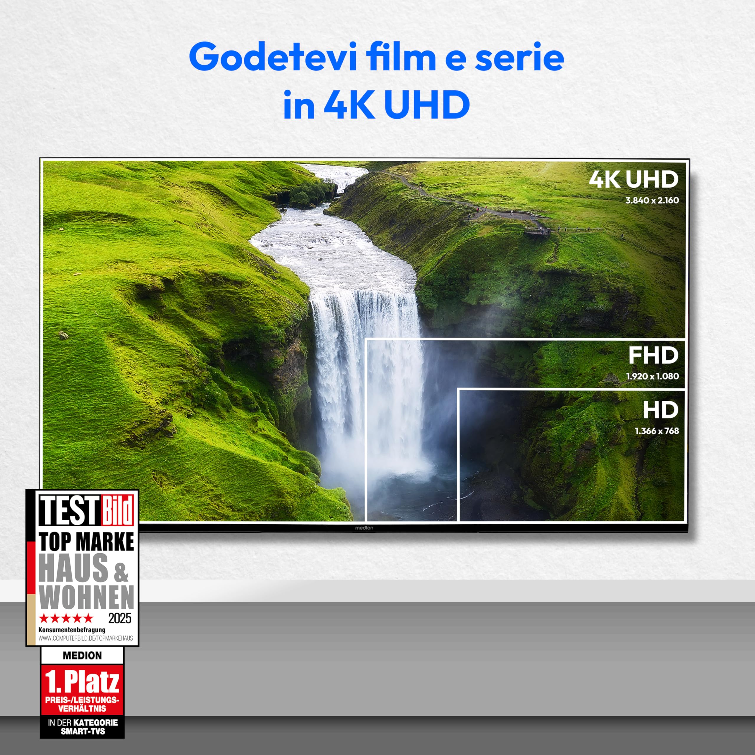 MEDION 50 Pollici 4K Smart TV Google TV - Dettaglio