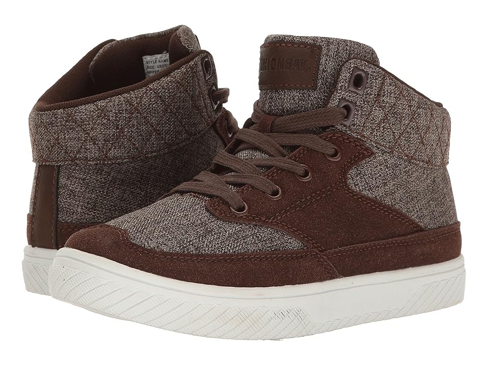 

UNIONBAY Kids Erma High Top Sneaker (Toddler/Little Kid/Big Kid) (Brown) Boy's Shoes