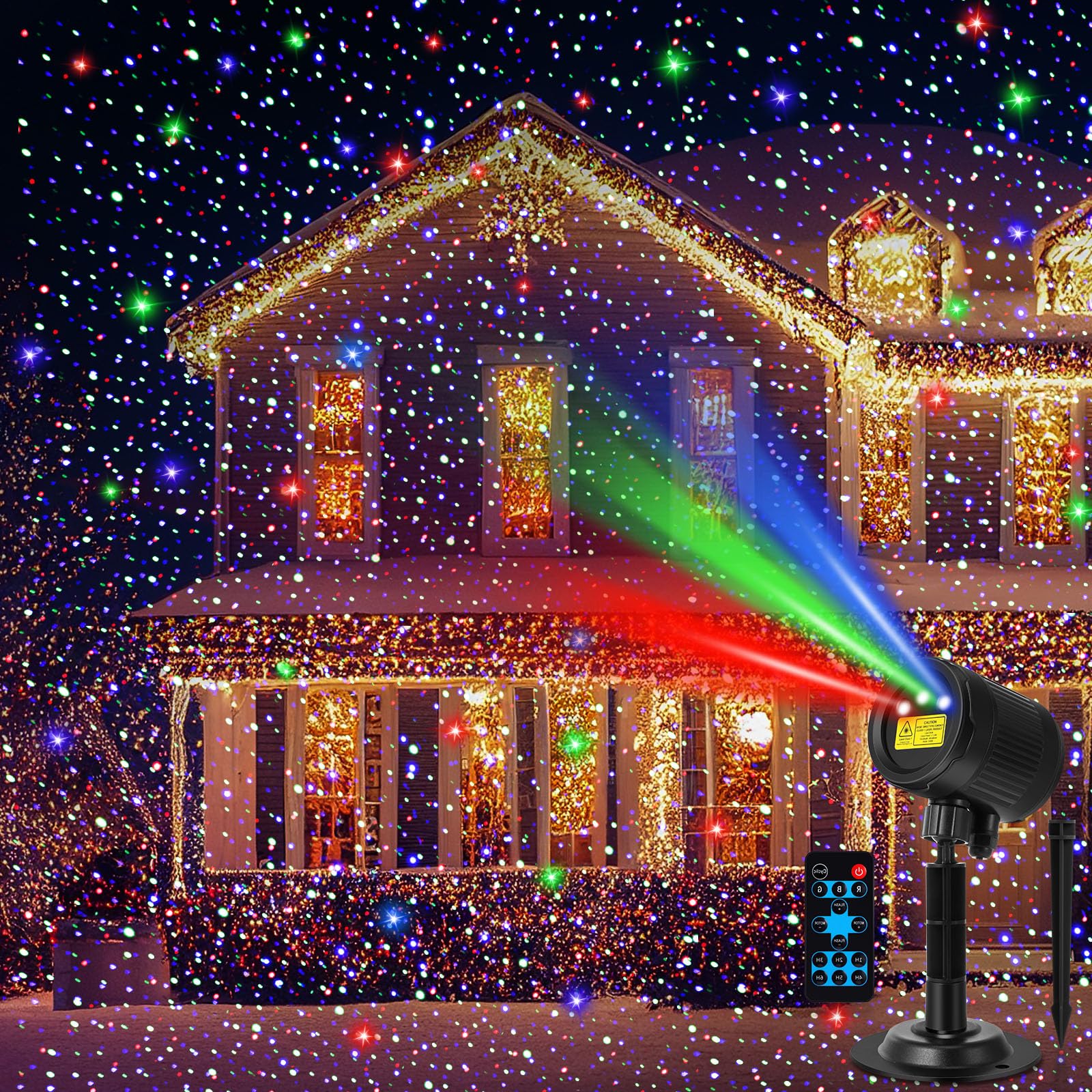 Amazon.com: Honoson 1 Pcs Christmas Laser Projector Lights Outdoor