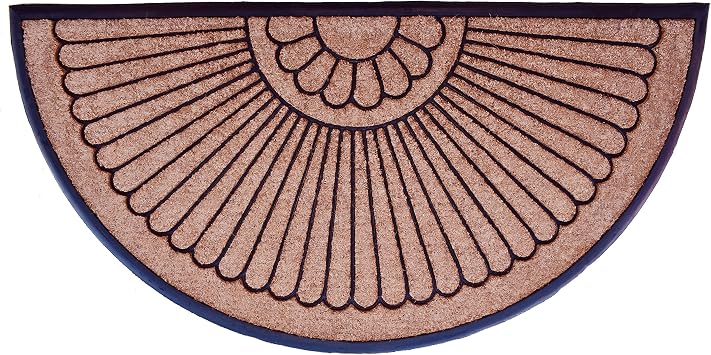 Calloway Mills Shell Coir and Rubber Heavy-Duty Over-Sized Doormat 30 x 48