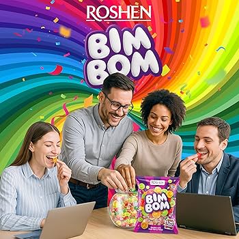 Amazon.com : Roshen Bim Bom Hard Candy, Assorted Fruit & Berry