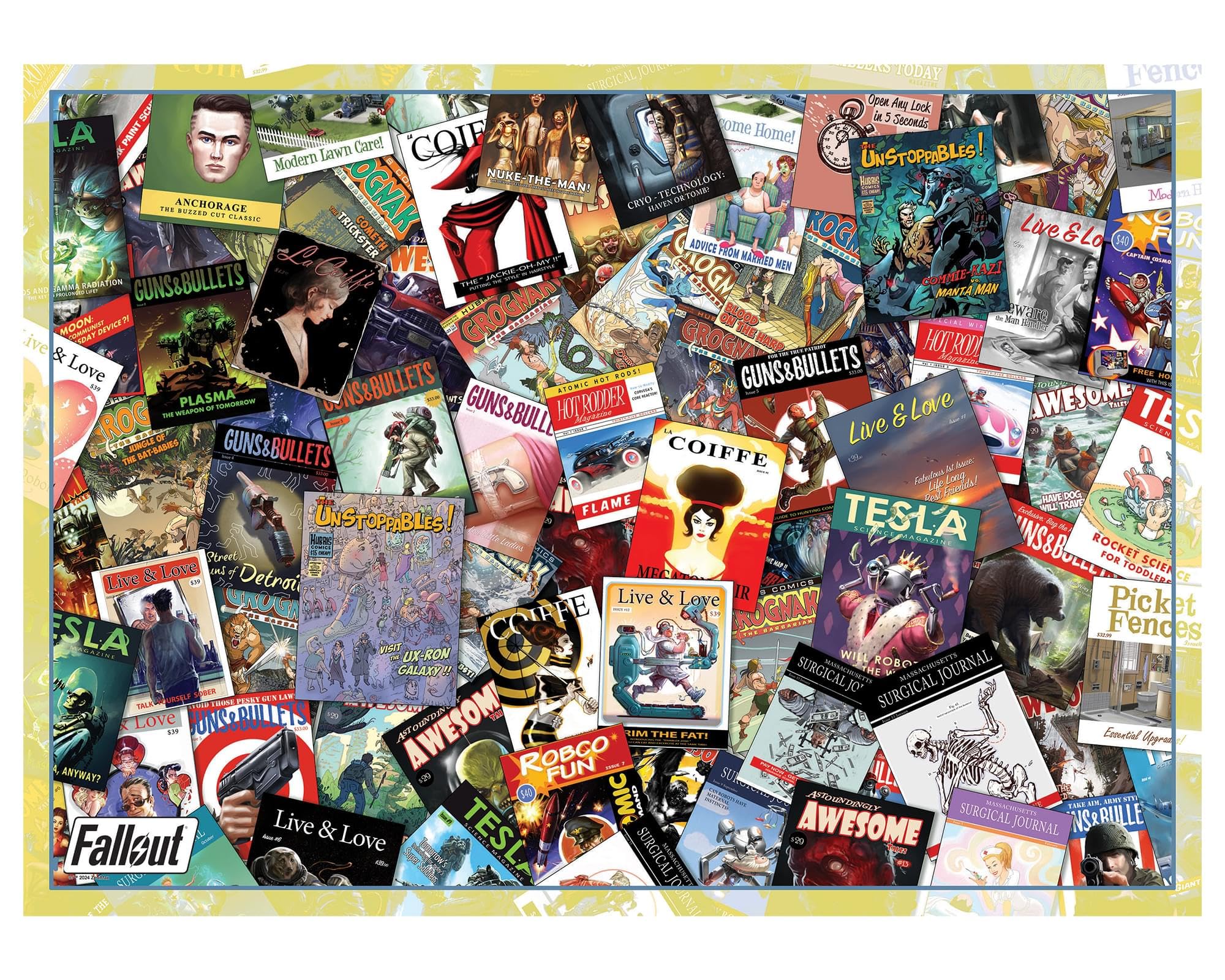 Amazon.com: Fallout Covering The Wasteland 1000-Piece Jigsaw