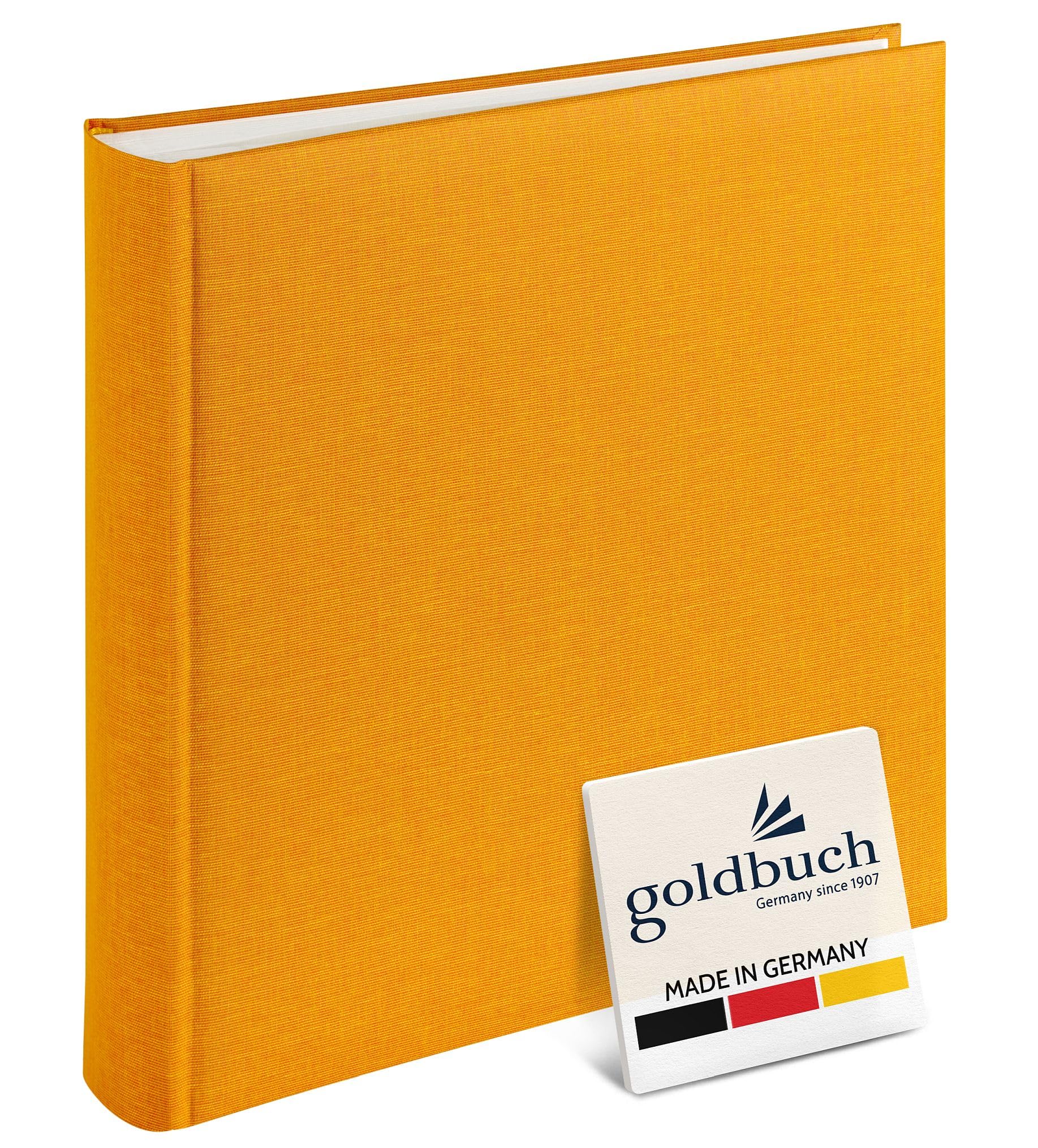 Goldbuch photo album, summertime, 25x25 cm, 60 pages with glassine, yellow, 30x31 cm