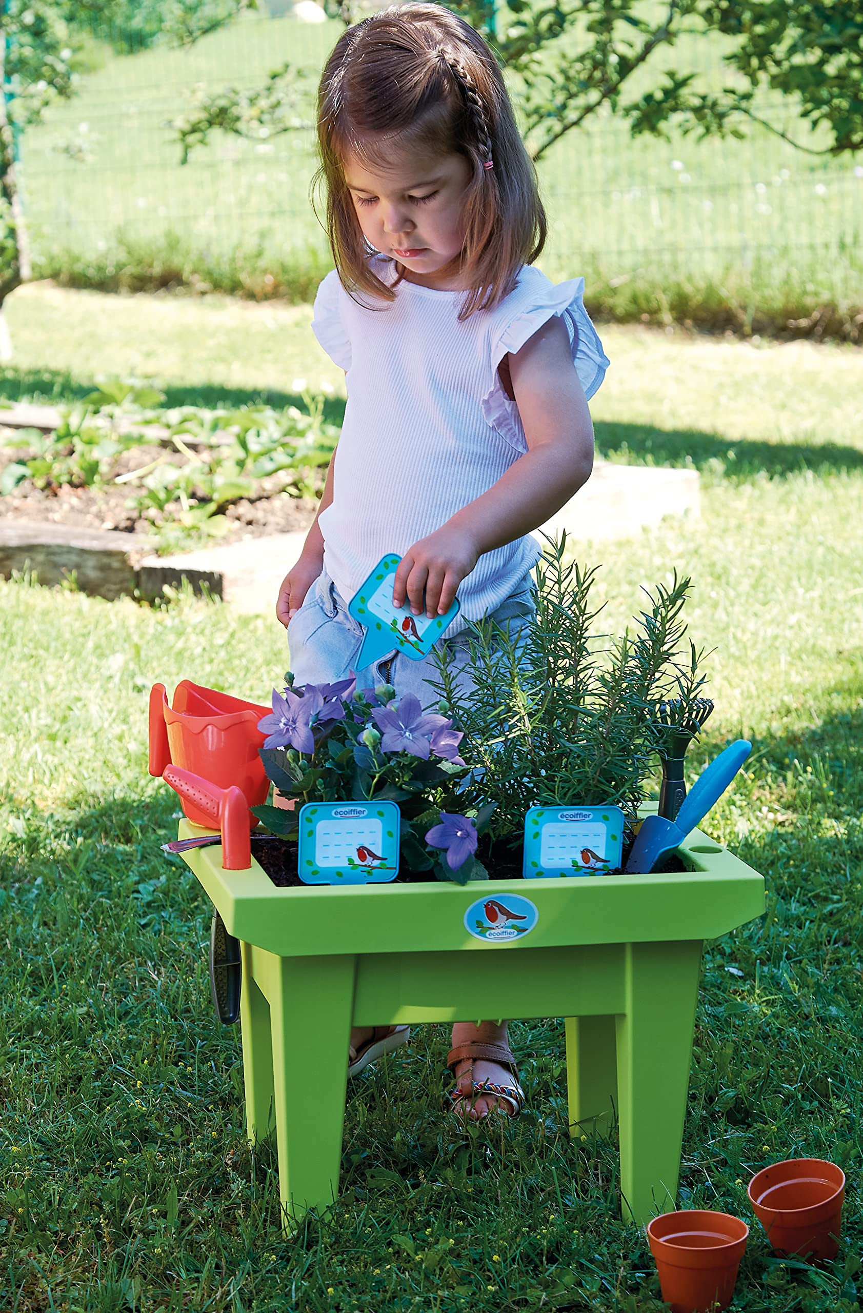 Jouets Ecoiffier - 4290 - La jardinière garnie - Jeu de plein air - Dès 18 mois - Origine France Garantie