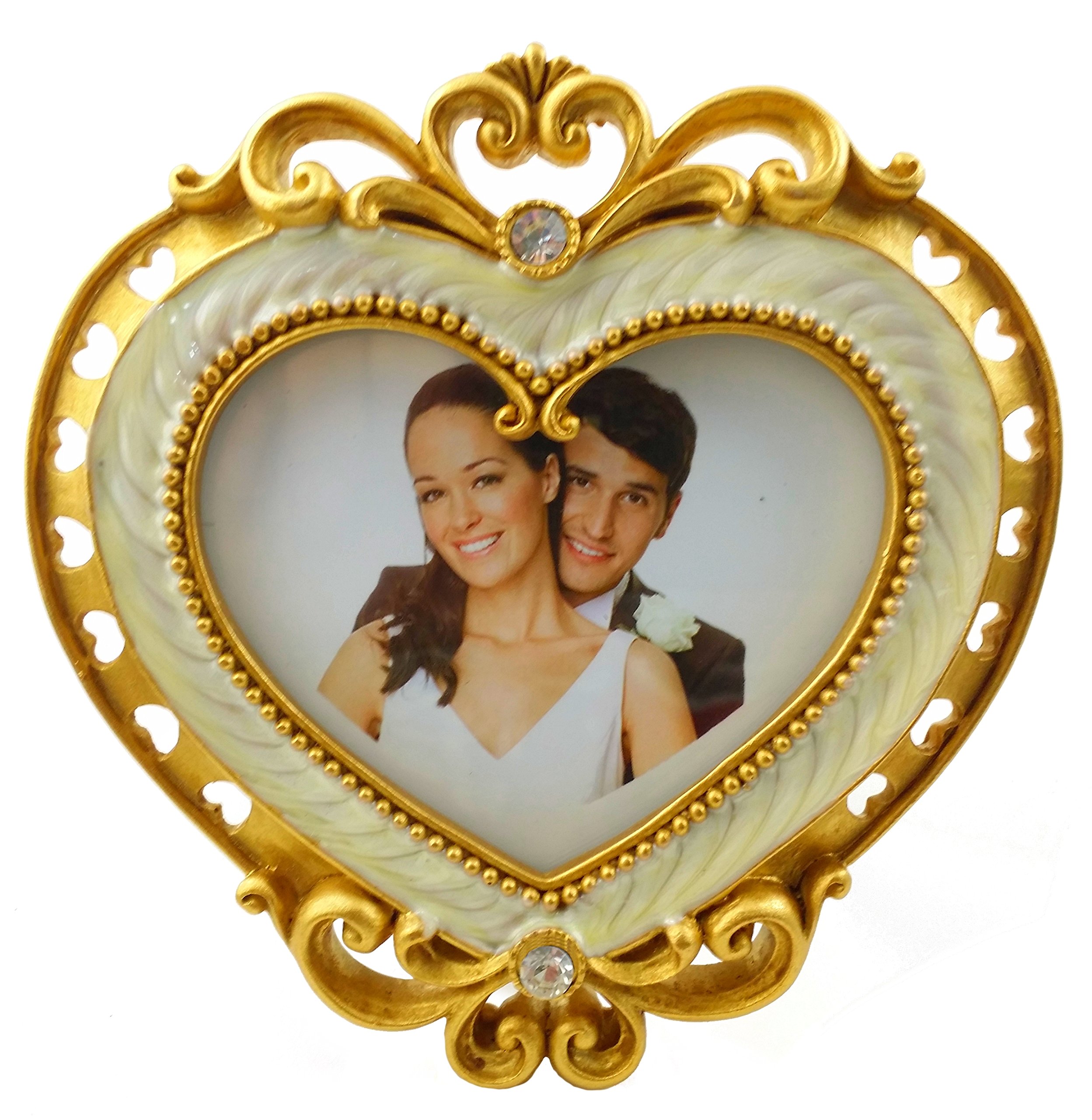 Amazon.com - Heart Shape Picture Frame 4.5 in. x 4.5 in.