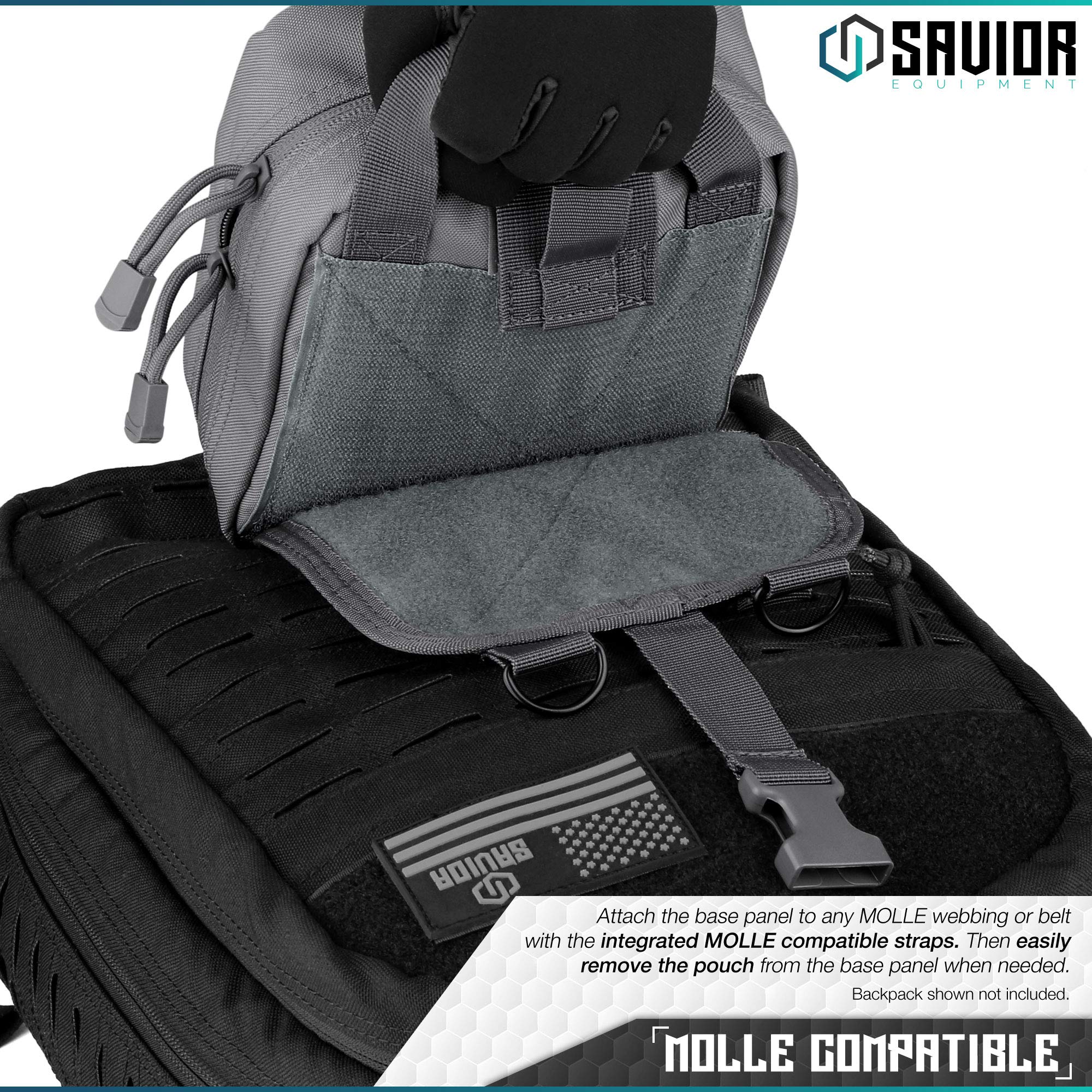 Personal Tactical First Aid Kit Rip Away Ifak Pouch Molle Medical Camping Hiking Bag - View #4